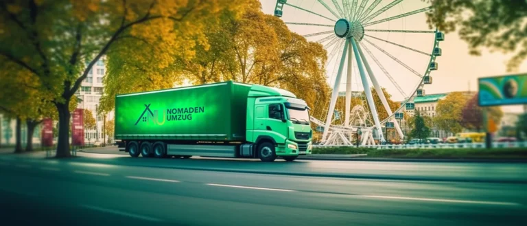 Umzug im Herbst mit Nomaden Umzug