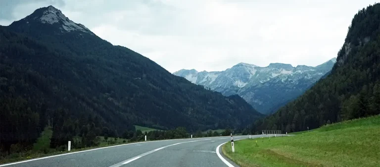 Strasse beim Umzug Wien Niederösterreich